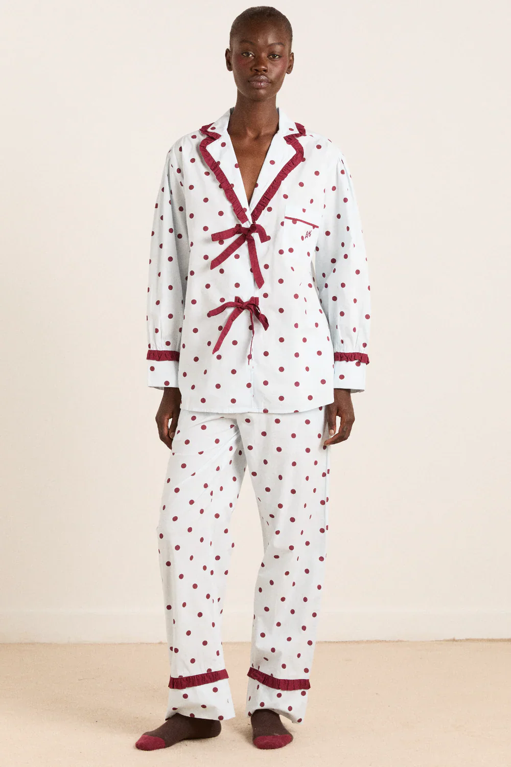 Antonella PJ Set in Polka Dot