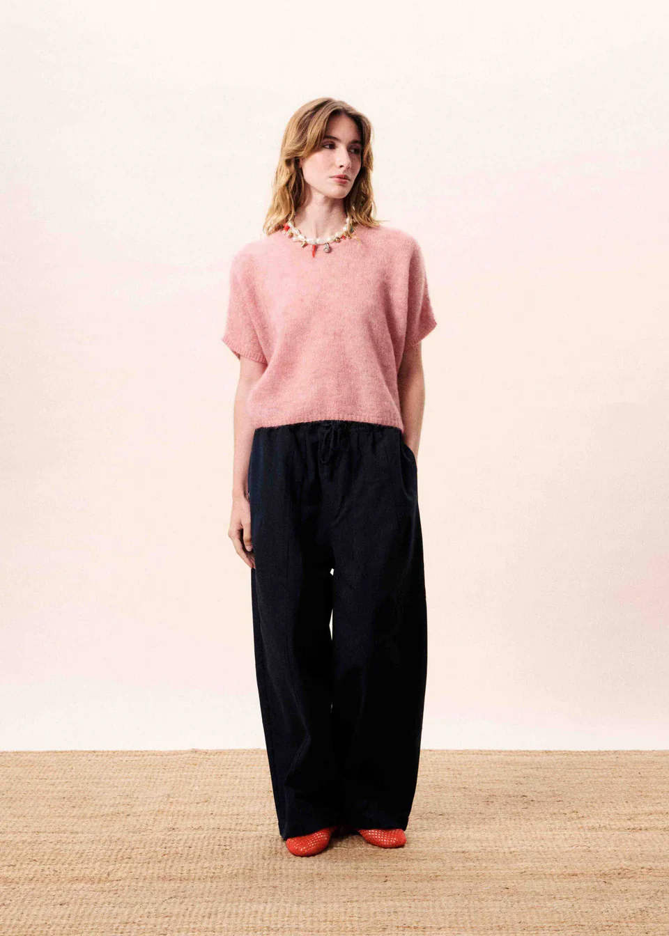 Miraline Pant in Bleu Marine